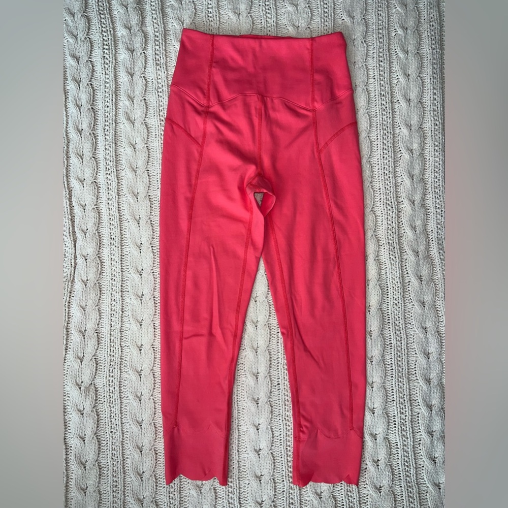 Free People Movement, XS/S, leggings, coral